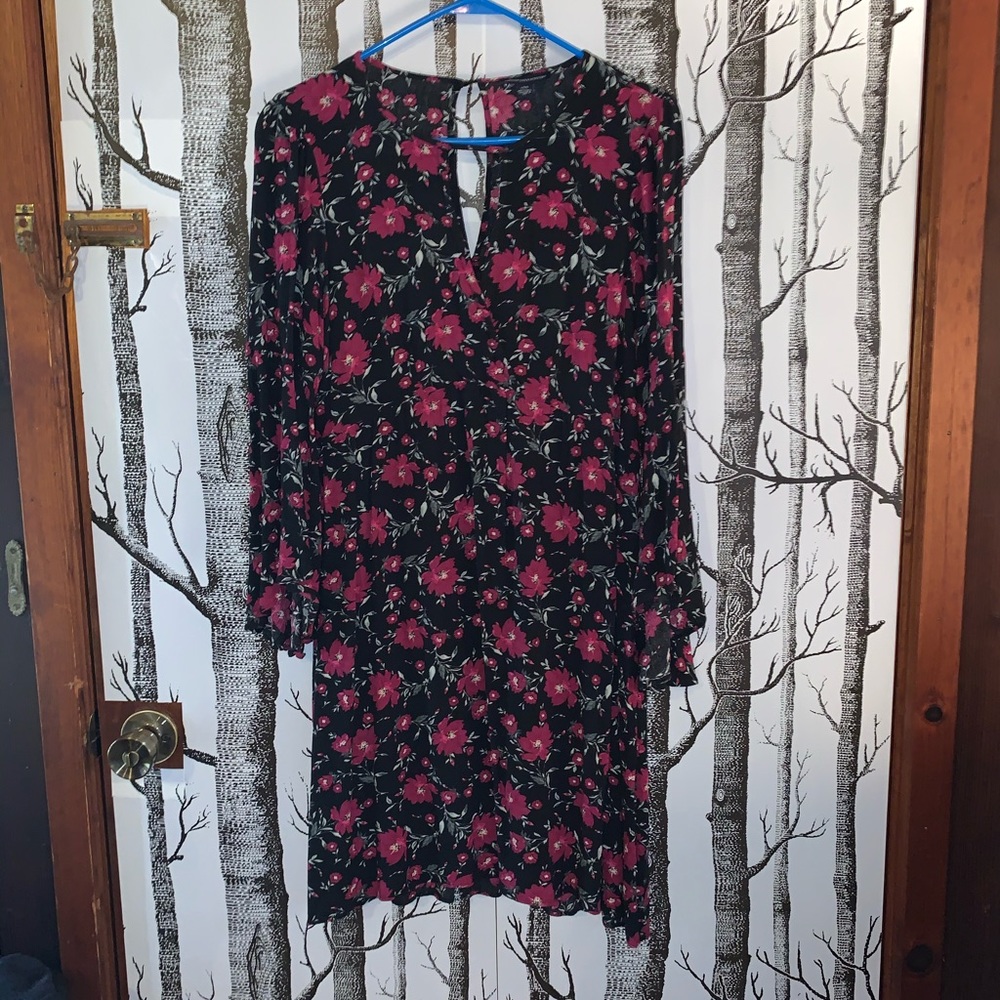 American Eagle 🦅 floral print long sleeve dress